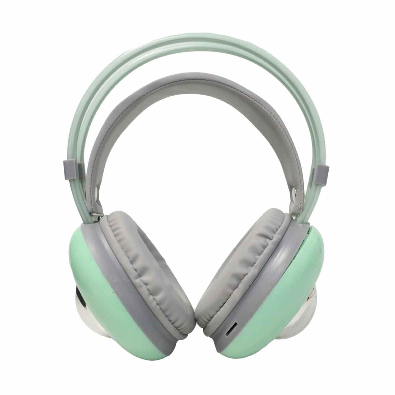 هدفون فانتزی بی سیم Kuromi مدل AH-980Y - طوسی سبز (پک ضعیف)