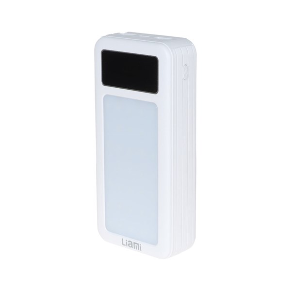 پاوربانک PD و فست شارژ Liami 20000Ah مدل LM7020 22.5W - سفید (گارانتی شش ماهه شرکتی)