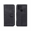 کیف موبایل چرمی مگنتی محافظ لنزدار Xiaomi Redmi A1 Plus / Redmi A2 Plus - مشکی
