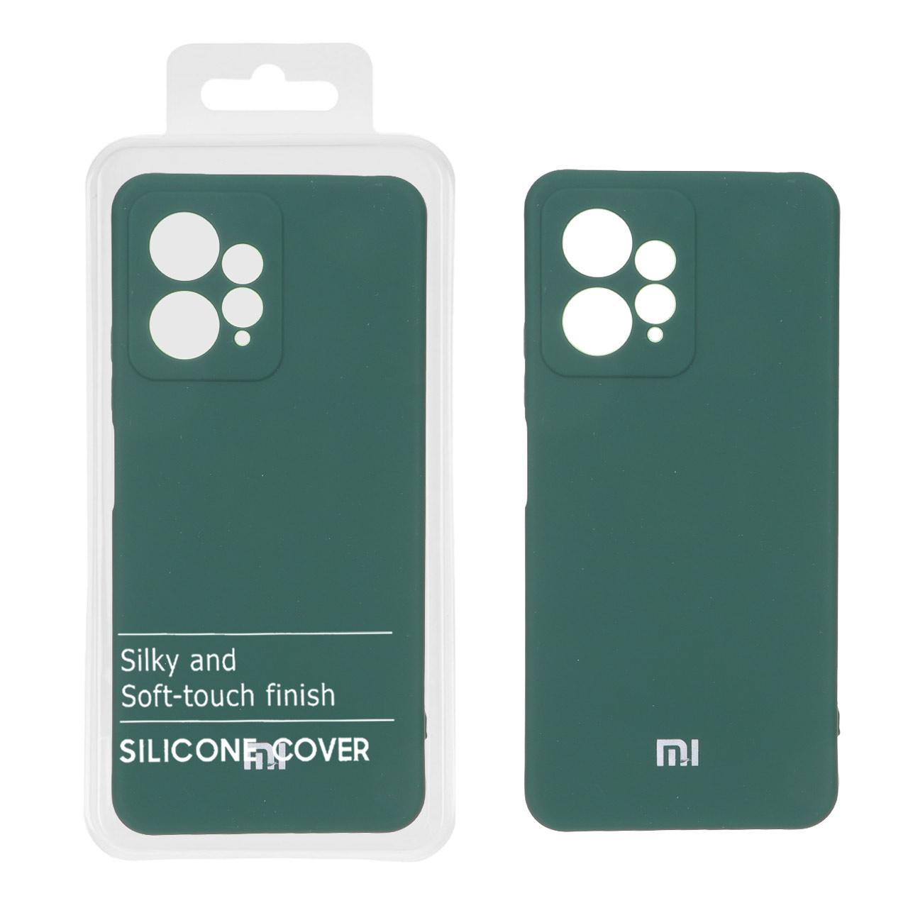 قاب نیو سیلیکون محافظ لنزدار RFF مدل Xiaomi Redmi Note 12 4G - سبز (پک دار)