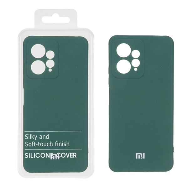 قاب نیو سیلیکون محافظ لنزدار RFF مدل Xiaomi Redmi Note 12 4G - سبز (پک دار)