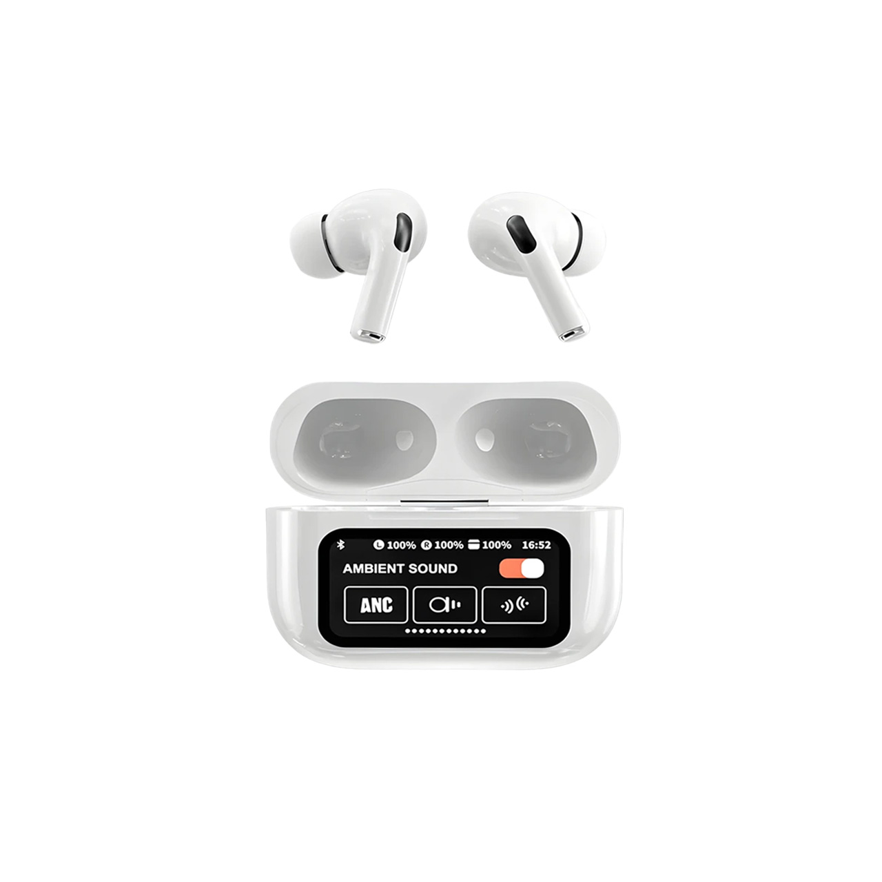 ایرفون بی سیم Touch Control ANC/ENC مدل A9 Pro - سفید کد 1