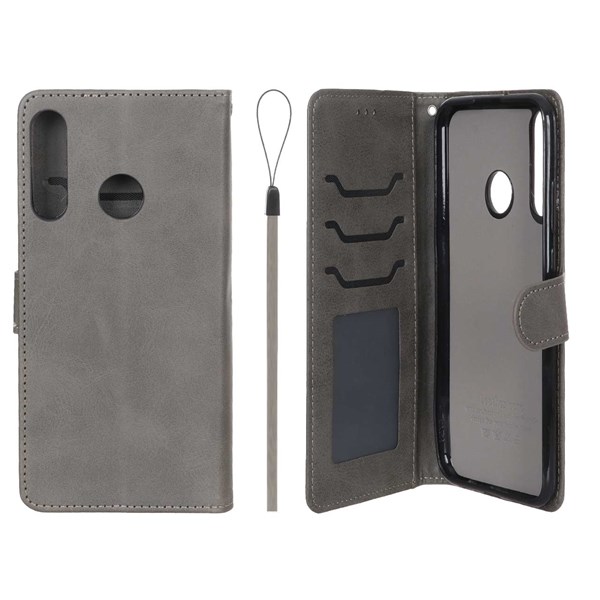 کیف موبایل مگنتی درجه یک داخل خز MNC Plus مدل Huawei Y7p - خاکستری