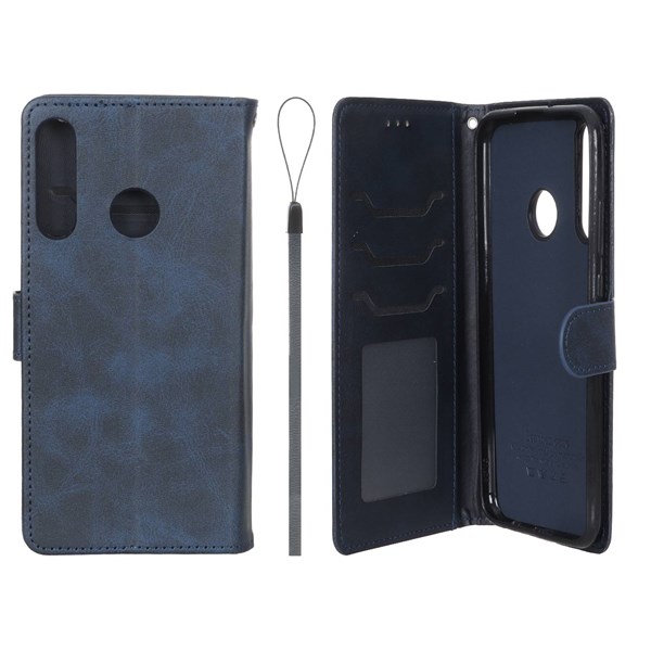 کیف موبایل مگنتی درجه یک داخل خز MNC Plus مدل Huawei Y7p - سرمه ای