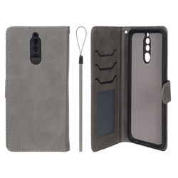 کیف موبایل مگنتی درجه یک داخل خز MNC Plus مدل Huawei Mate 10 Lite - خاکستری