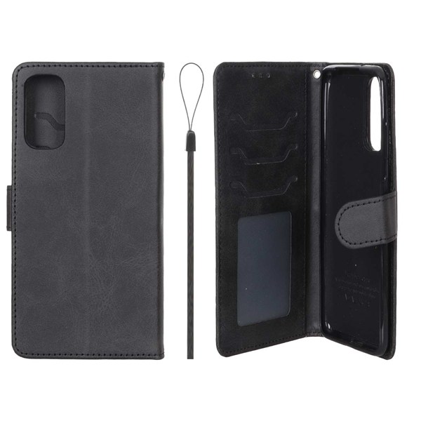 کیف موبایل مگنتی درجه یک داخل خز MNC Plus مدل Samsung Galaxy S20 - مشکی