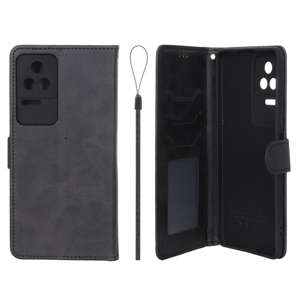 کیف موبایل مگنتی درجه یک داخل خز MNC Plus مدل Xiaomi Poco F4 / K30S - مشکی