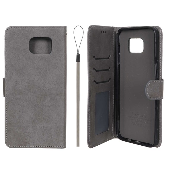 کیف موبایل مگنتی درجه یک داخل خز MNC Plus مدل Samsung Galaxy Note 5 - خاکستری