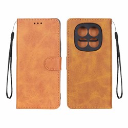 کیف موبایل مگنتی درجه یک MNC مدل Xiaomi Redmi Note 15 - عسلی