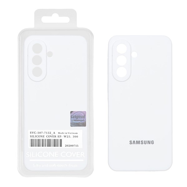 قاب سیلیکونی پاک کنی اورجینال Master Quality مدل Samsung Galaxy A57 - سفید (پک دار)