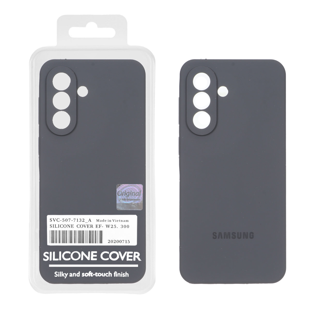 قاب سیلیکونی پاک کنی اورجینال Master Quality مدل Samsung Galaxy A57 - خاکستری (پک دار)