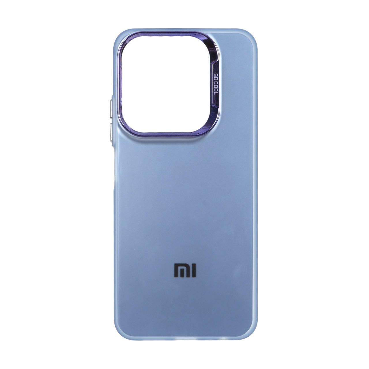 قاب SO COOL لنز متال لوگودار Xiaomi Redmi 15C / Poco C85 - آبی