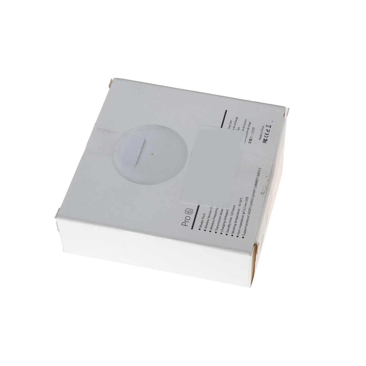 ایرفون بی سیم مدل Pro 6 - سفید (کارکرده)