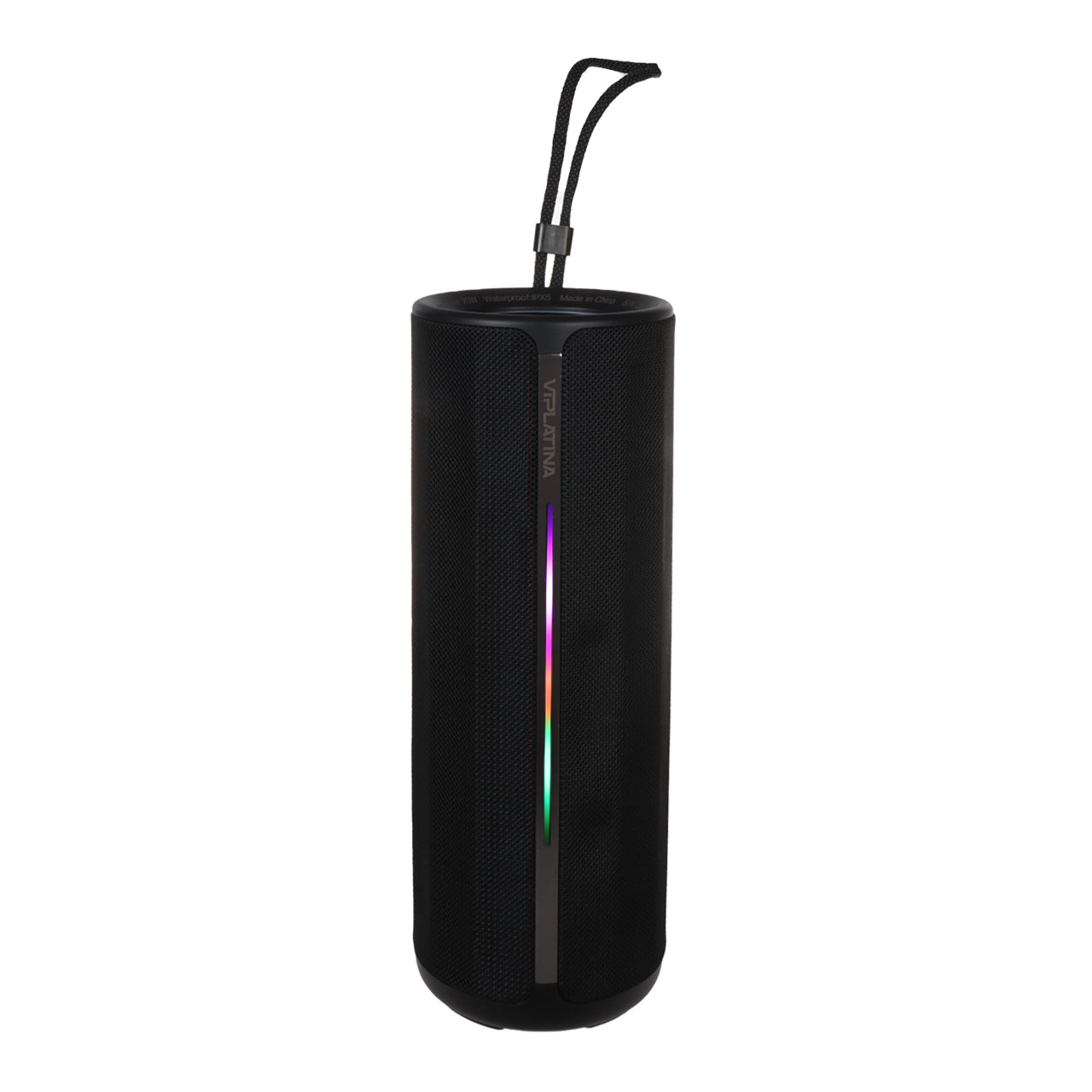 اسپیکر بی سیم بلوتوثی 20 وات VIPLATINA مدل VSW06 RGB با درگاه رم و USB - رنگ مشکی (کارکرده)
