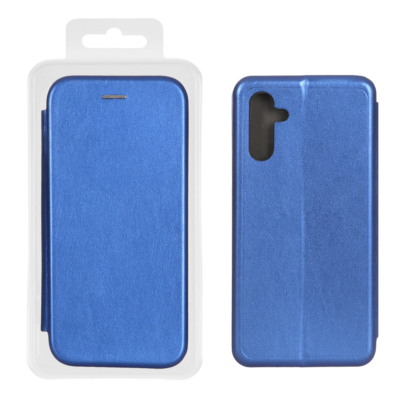 کیف موبایل مغناطیسی Samsung Galaxy A13 5G / A04s / M13 4G / M23 / F13 - آبی (پک دار)
