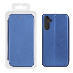 کیف موبایل مغناطیسی Samsung Galaxy A14 - آبی (پک دار)