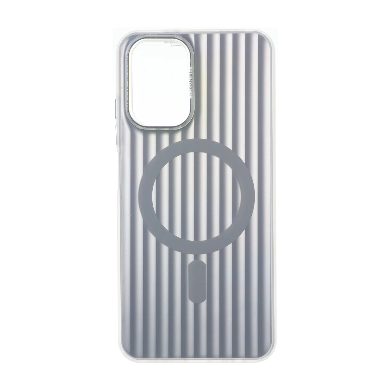 قاب کرکره ای Funnyrich طرح مگ سیف دور مات Xiaomi Redmi Note 10 4G / Redmi Note 10S / Poco M5S - خاکستری