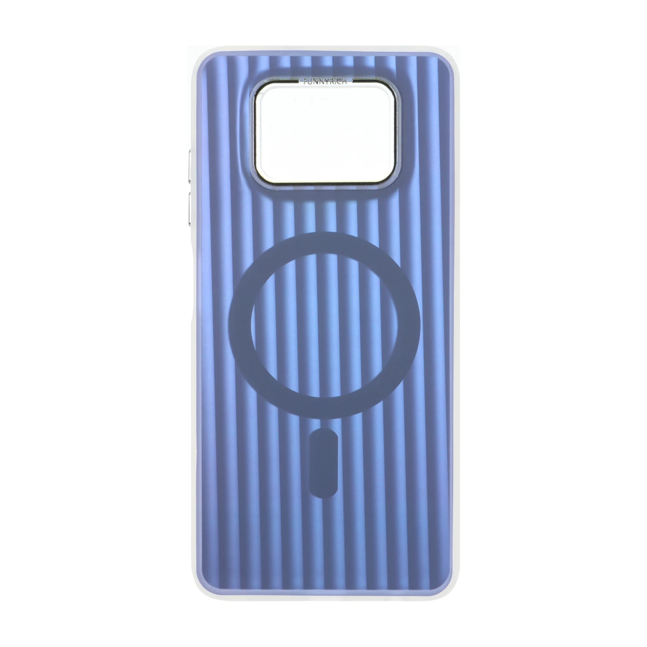 قاب کرکره ای Funnyrich طرح مگ سیف دور مات Xiaomi Poco X3 / Poco X3 Pro / Poco X3 NFC - آبی کاربنی