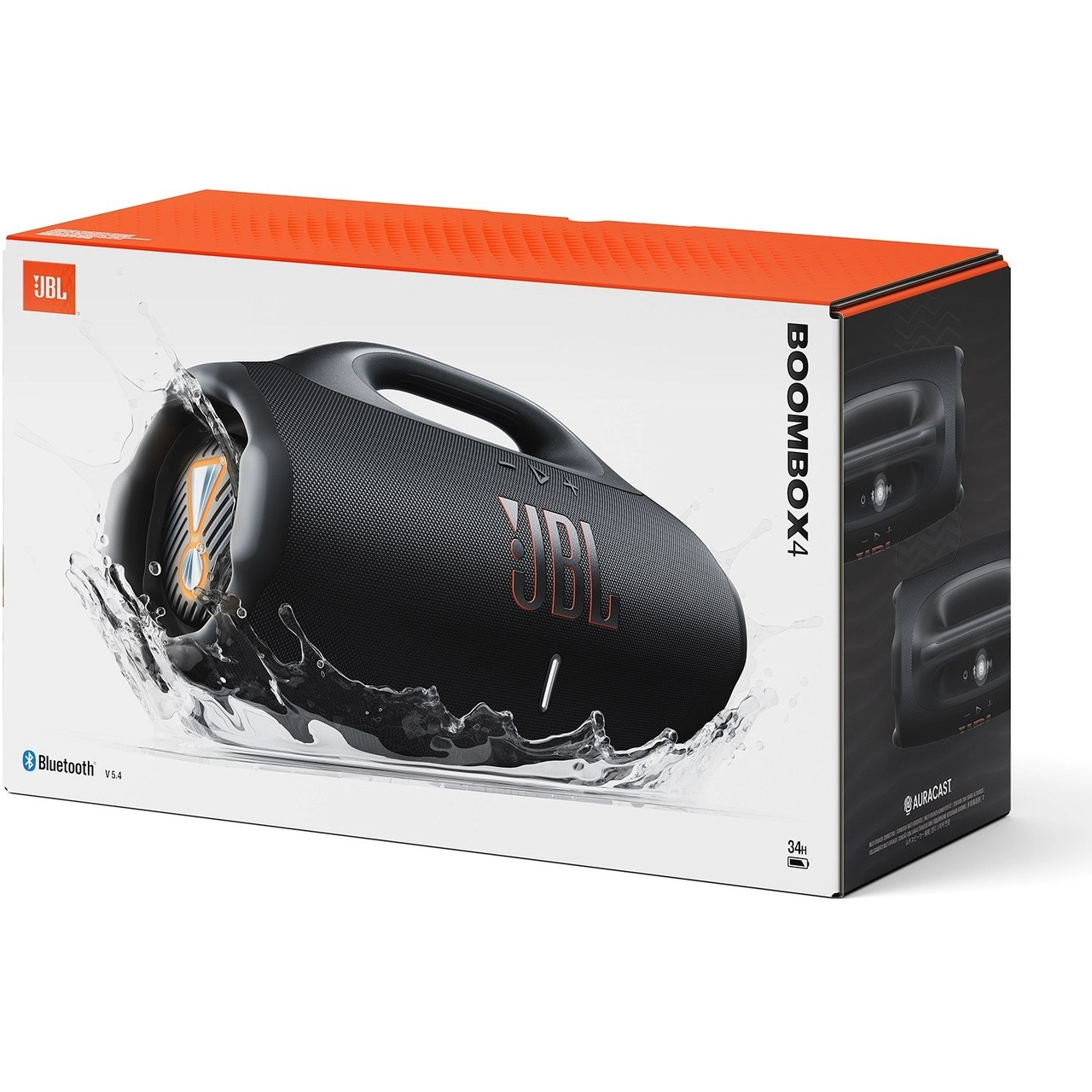 اسپیکر بلوتوثی قابل حمل JBL مدل BOOMBOX4 - مشکی (گارانتی 18 ماهه شرکتی)