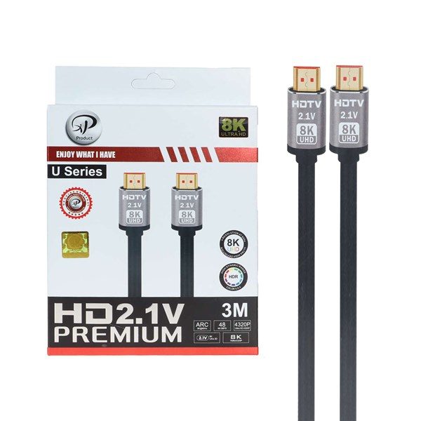 کابل 3 متری XP Product HDMI 8K - مشکی