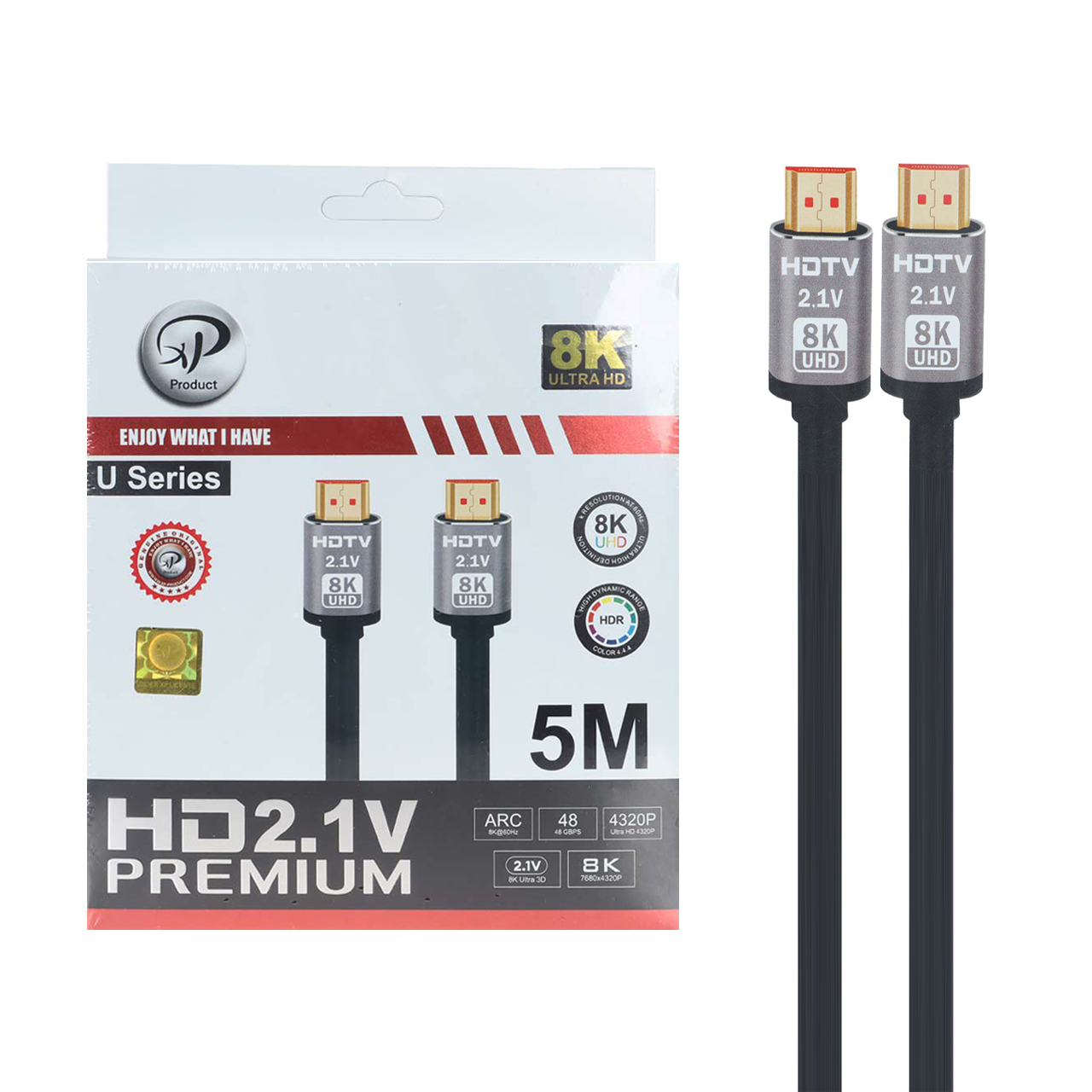 کابل 5 متری XP Product HDMI 8K - مشکی