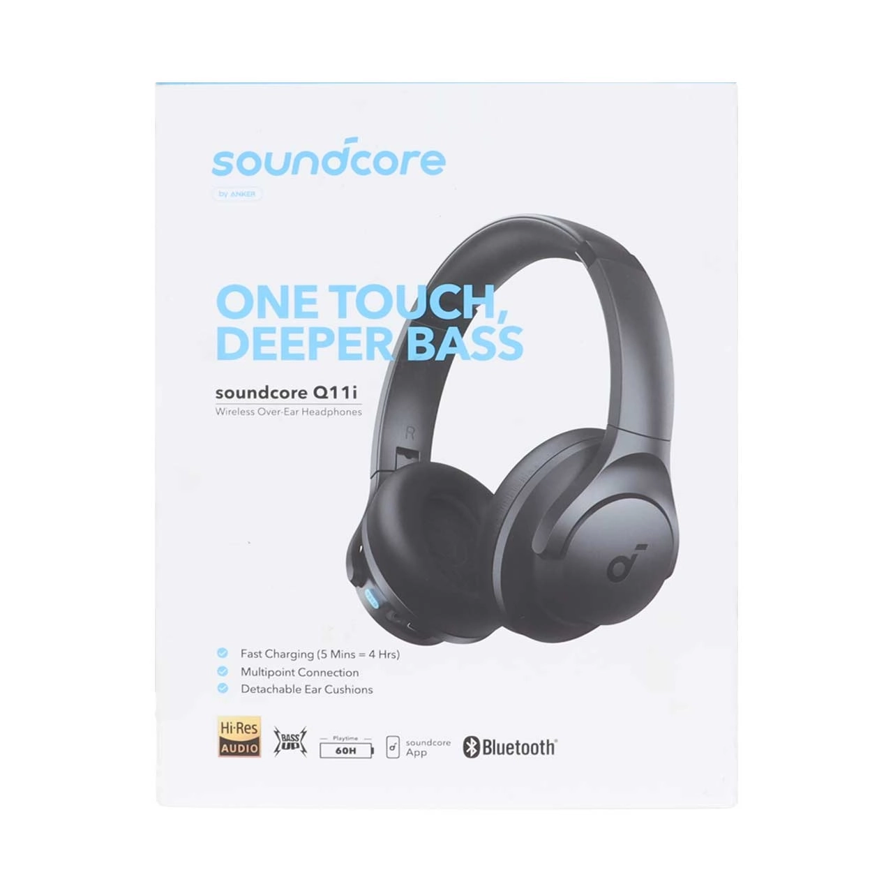هدفون بی سیم Anker مدل Soundcore Q11i A3005HA1 - خاکستری (گارانتی شش ماهه ایویز)