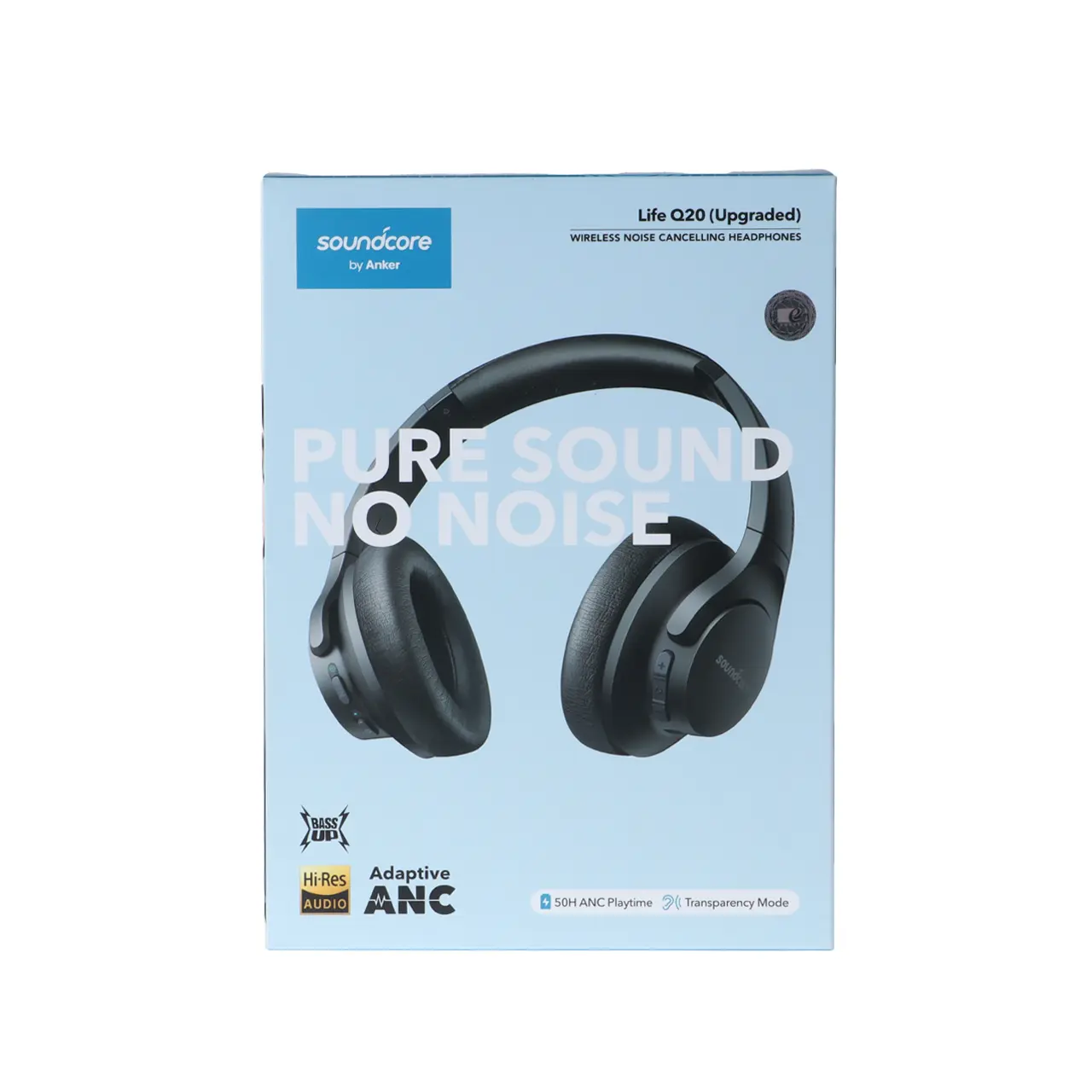 هدفون بی سیم ANKER مدل LIFE Q20 (Upgraded)  A3025015 - مشکی (گارانتی شش ماهه ایویز)
