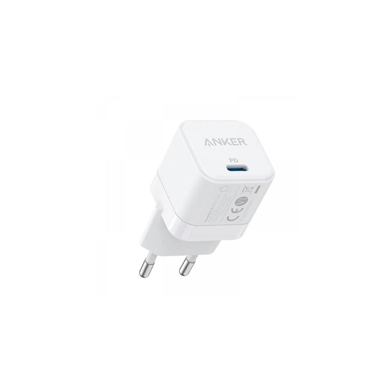 شارژر دیواری PD و فست تک پورت ANKER مدل A2149L23 20W - سفید (گارانتی شش ماهه ایویز)