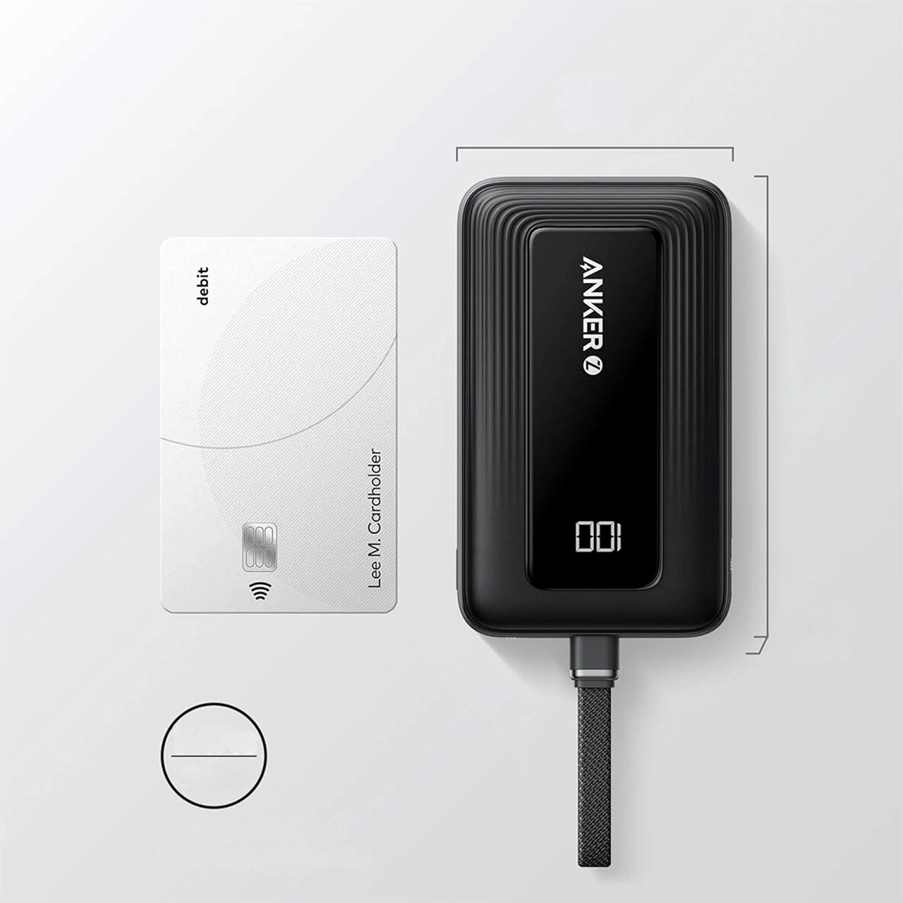 پاور بانک فست شارژ ANKER 20000mAh مدل A1681H11 30W - مشکی (گارانتی 18ماهه شرکتی)
