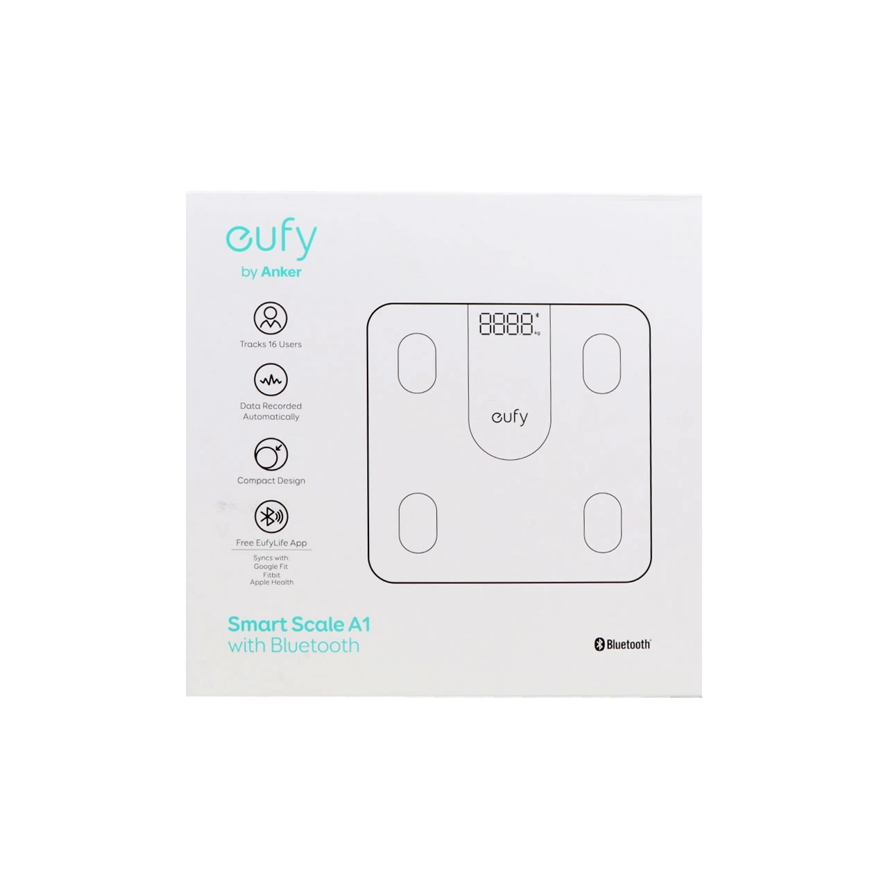 ترازو هوشمند ANKER مدل Eufy Smart Scales A1 T9120K11 - مشکی (گارانتی شش ماهه ایویز)