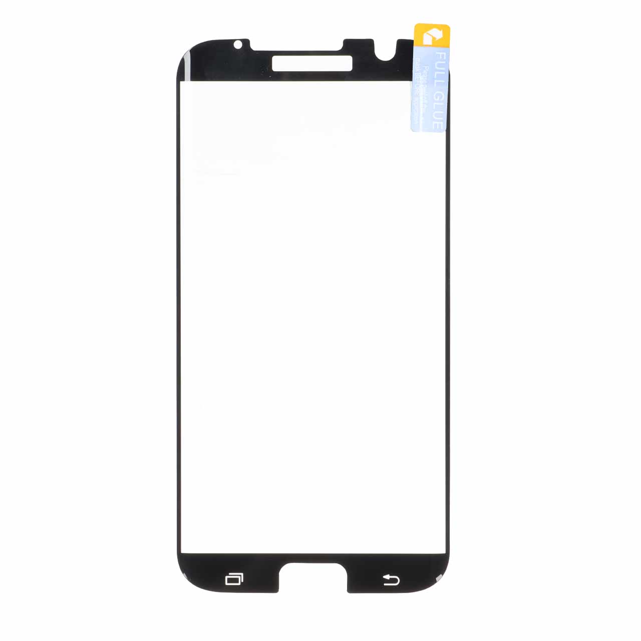 محافظ صفحه نمایش شیشه ای خم فول چسب Full Cover مدل Samsung Galaxy S7 Plus