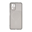 قاب ژله ای شفاف مستطیلی طرح مگ سیف محافظ لنزدار Xiaomi Redmi Note 10 4G / Redmi Note 10S / Poco M5S - مشکی