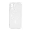قاب ژله ای شفاف مستطیلی طرح مگ سیف محافظ لنزدار Xiaomi Redmi Note 10 4G / Redmi Note 10S / Poco M5S