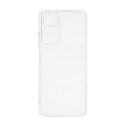 قاب ژله ای شفاف مستطیلی طرح مگ سیف محافظ لنزدار Xiaomi Redmi Note 12 Pro 4G / Redmi Note 11 Pro