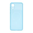 قاب ژله ای شفاف مستطیلی طرح مگ سیف محافظ لنزدار Samsung Galaxy A03 Core - آبی
