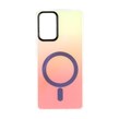قاب هولوگرامی طرح مگ سیف دو رنگ Samsung Galaxy A32 4G - گلبهی