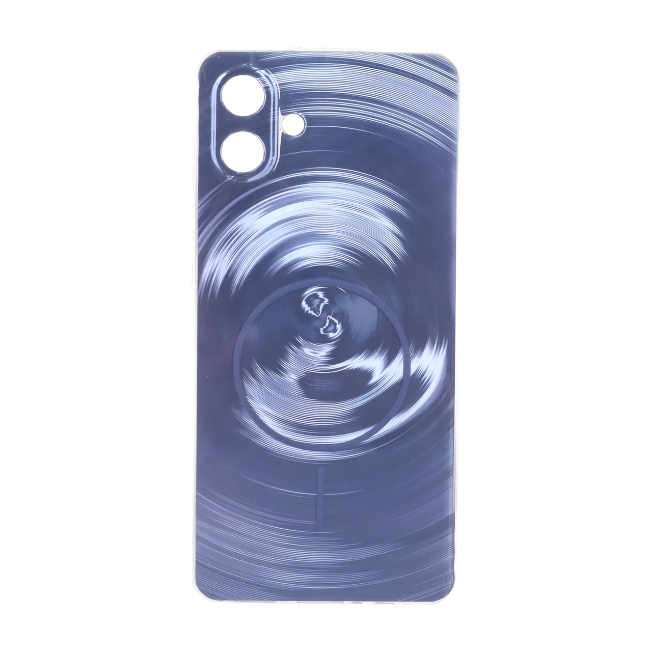 قاب لیزری Circle طرح مگ سیف محافظ لنزدار Samsung Galaxy A07 - آبی