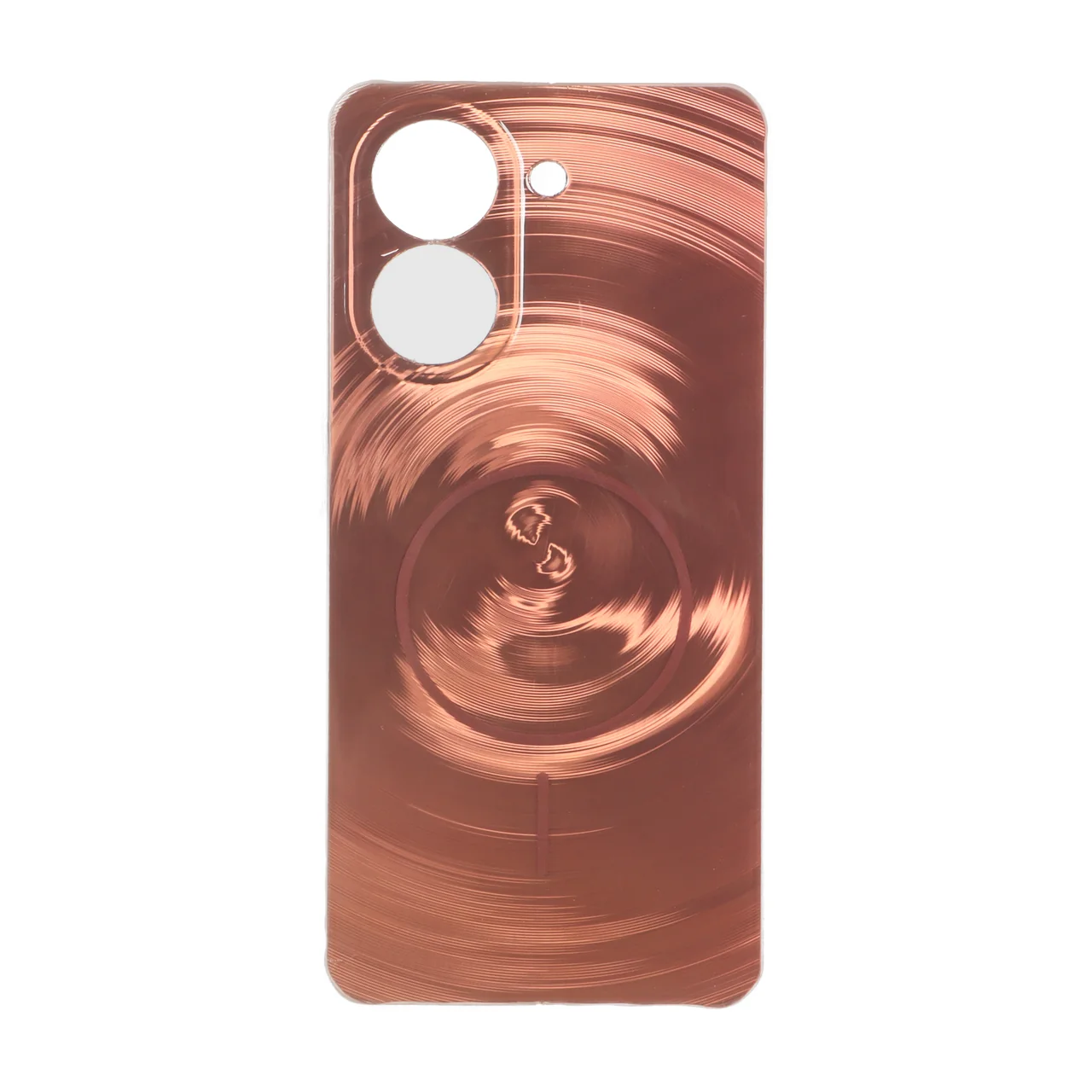قاب لیزری Circle طرح مگ سیف محافظ لنزدار Xiaomi Redmi A5 / Poco C71 - مسی