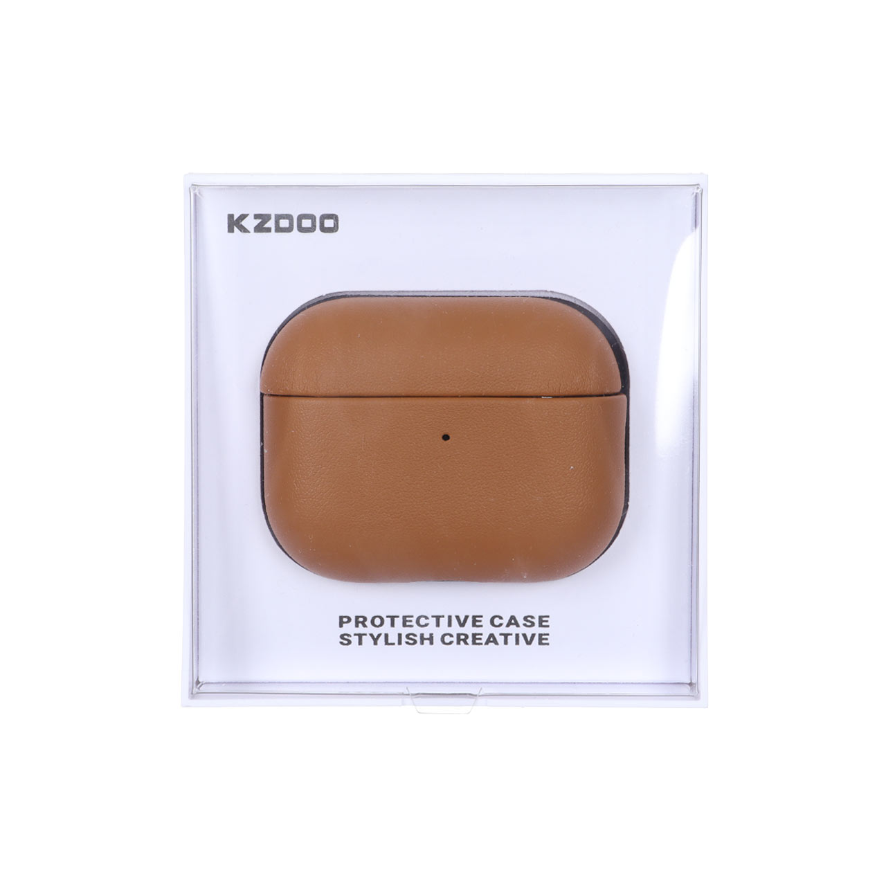 کاور ایرپاد اورجینال چرمی KDoo مدل Apple Airpods Pro 3 - قهوه ای (پک دار)
