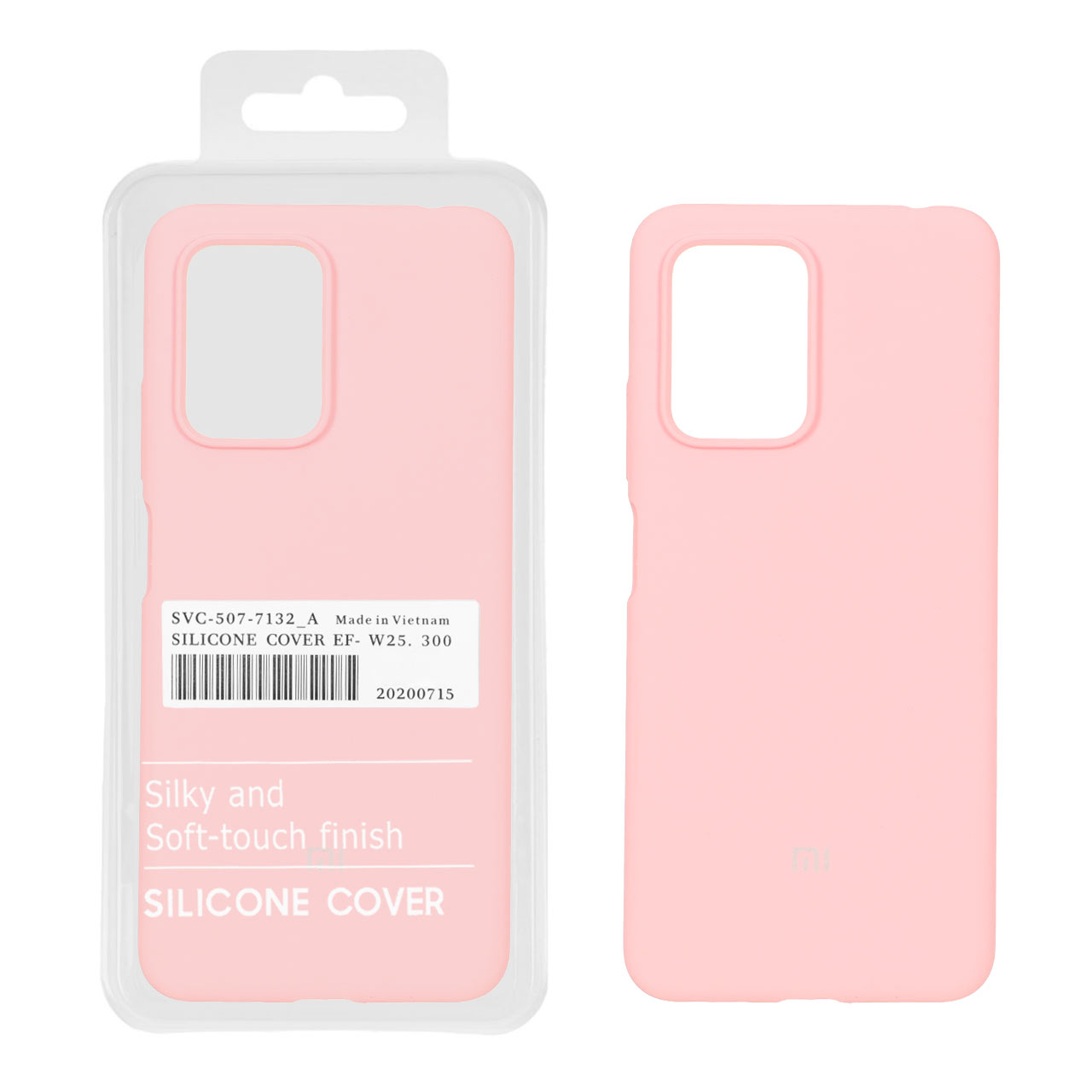 قاب سیلیکونی پاک کنی اورجینال درجه یک Xiaomi Poco X4 GT / Redmi Note 11T Pro 5G / Redmi Note 11T Pro Plus - صورتی (پک دار)