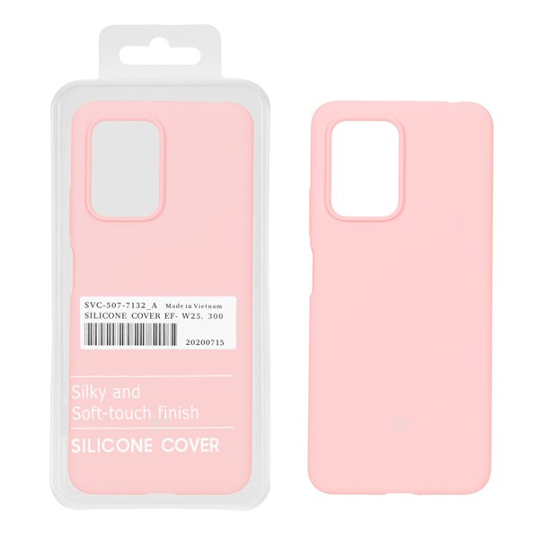 قاب سیلیکونی پاک کنی اورجینال درجه یک Xiaomi Poco X4 GT / Redmi Note 11T Pro 5G / Redmi Note 11T Pro Plus - صورتی (پک دار)