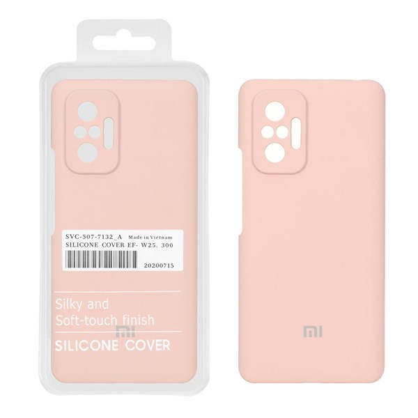 قاب سیلیکونی پاک کنی اورجینال درجه یک Xiaomi Redmi Note 10 Pro 4G / Redmi Note 10 Pro Max - کالباسی (پک دار)