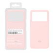 قاب سیلیکونی پاک کنی اورجینال درجه یک Xiaomi Poco X6 Pro 5G / Redmi K70E - صورتی (پک دار)