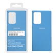 قاب سیلیکونی پاک کنی اورجینال درجه یک Samsung Galaxy Note20 Ultra - آبی کد2 (پک دار)