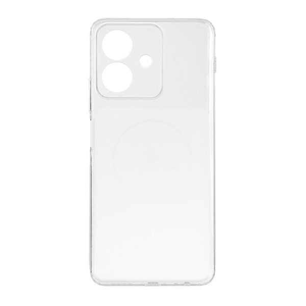 قاب ژله ای شفاف مستطیلی طرح مگ سیف Spark مدل Honor Play 10