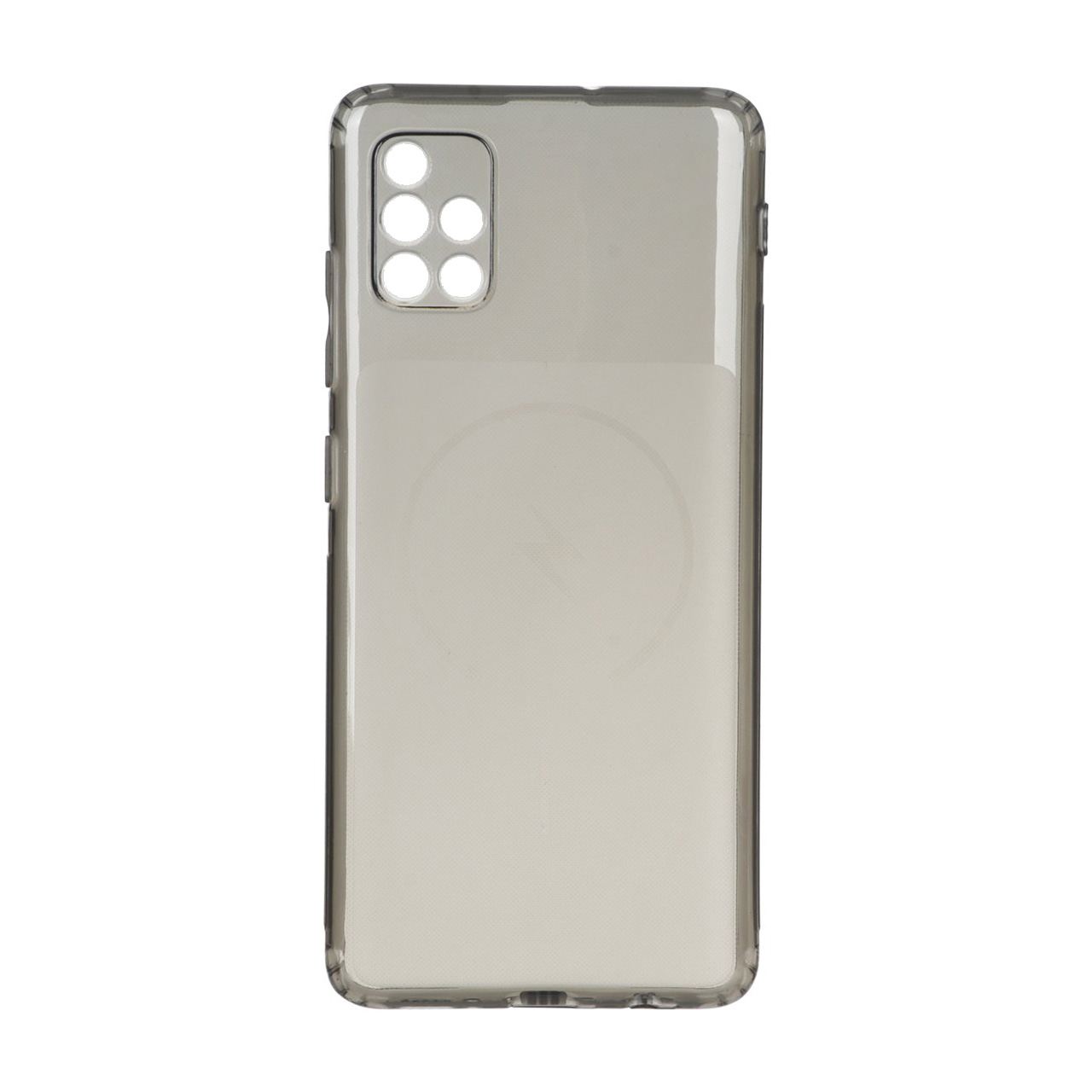قاب ژله ای شفاف مستطیلی طرح مگ سیف Spark مدل Samsung Galaxy A51 / M40s - مشکی