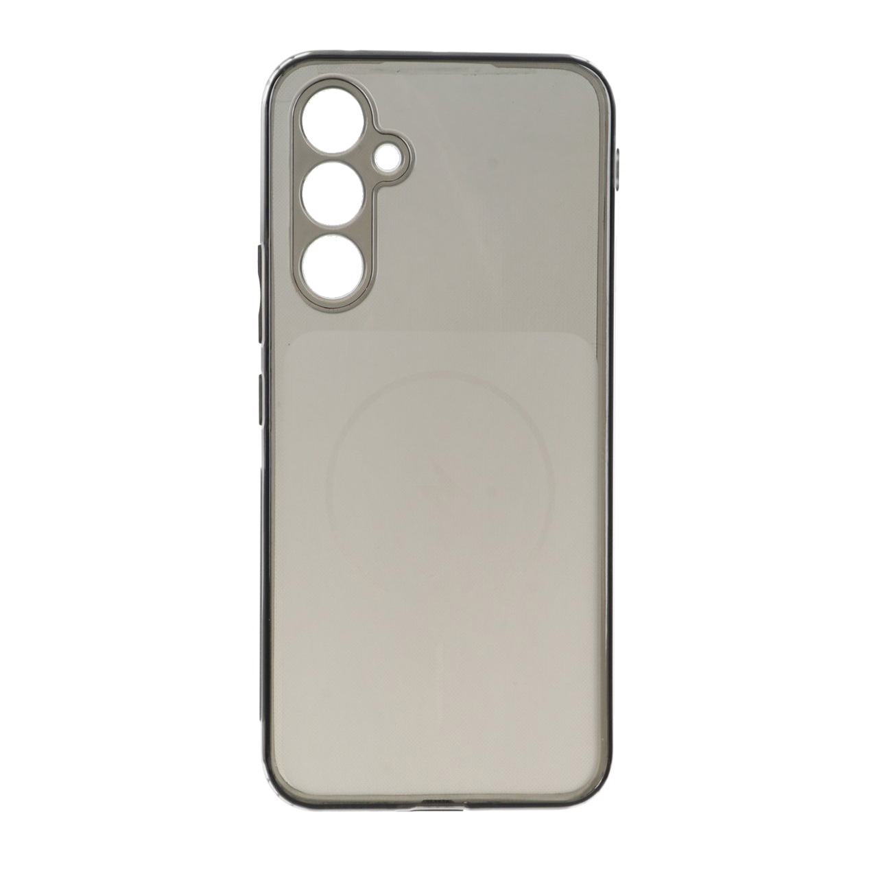 قاب ژله ای شفاف مستطیلی طرح مگ سیف Spark مدل Samsung Galaxy A54 - مشکی