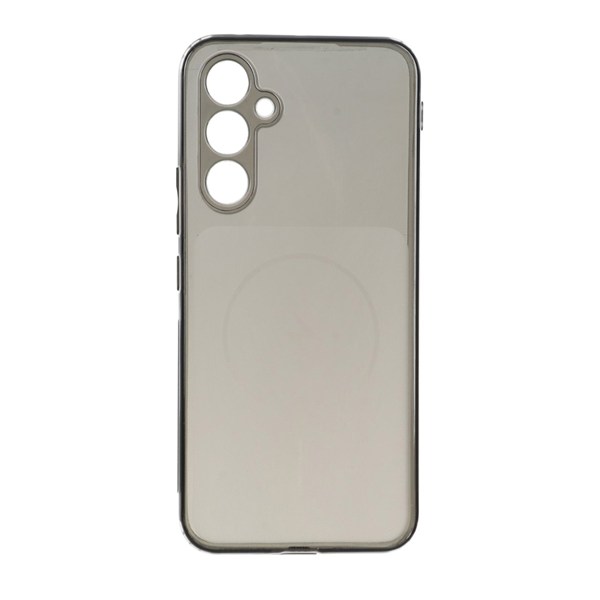 قاب ژله ای شفاف مستطیلی طرح مگ سیف Spark مدل Samsung Galaxy A54 - مشکی