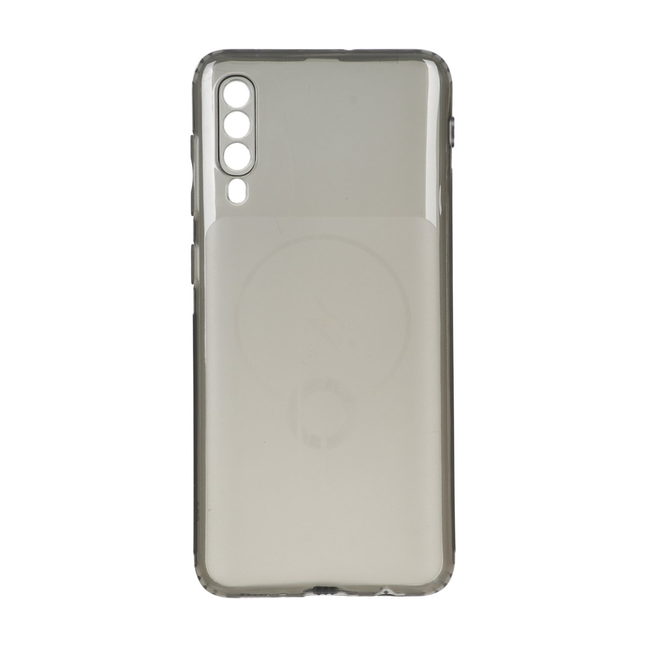 قاب ژله ای شفاف مستطیلی طرح مگ سیف Spark مدل Samsung Galaxy A50 / A50s / A30s - مشکی