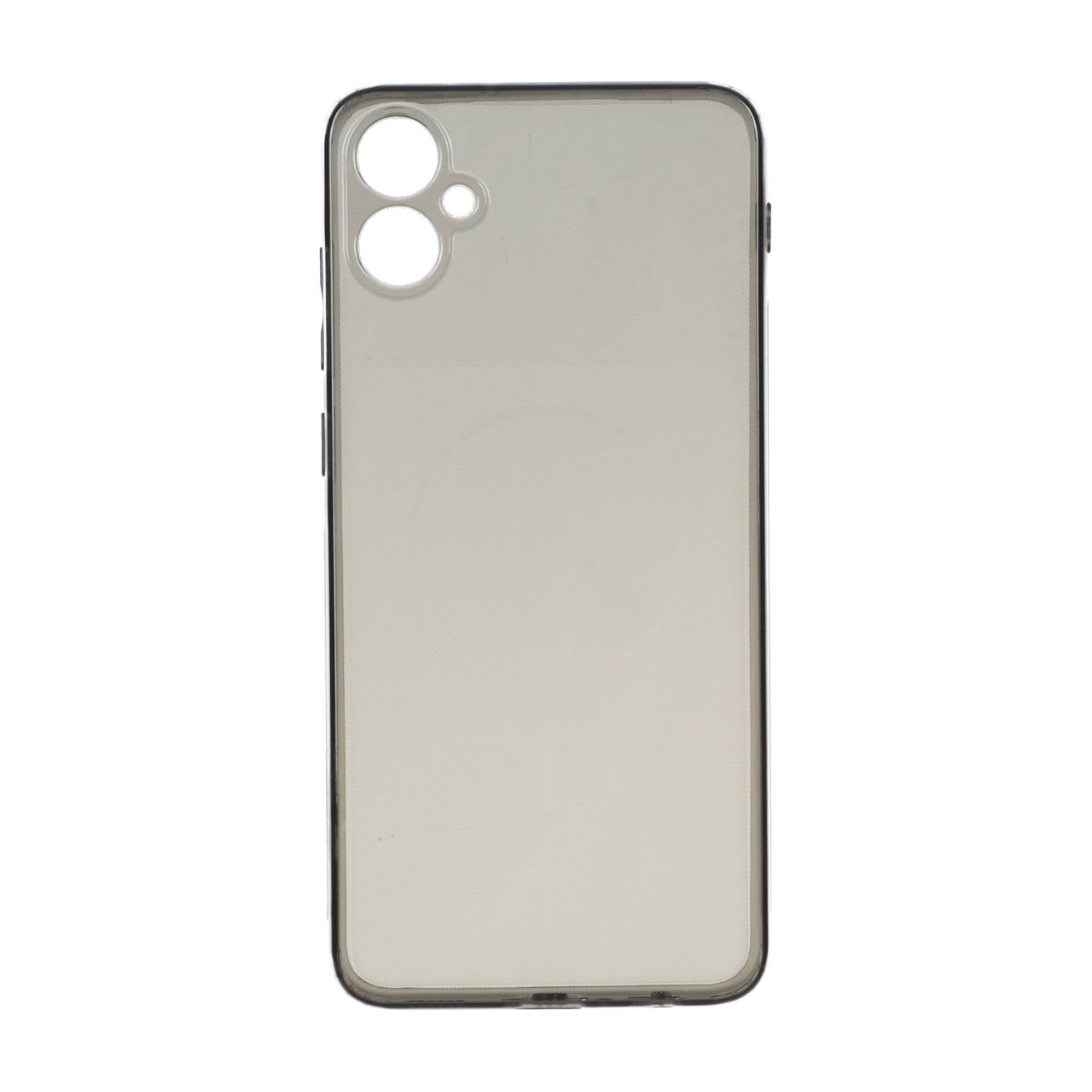 قاب ژله ای شفاف مستطیلی طرح مگ سیف Spark مدل Samsung Galaxy A05 - مشکی
